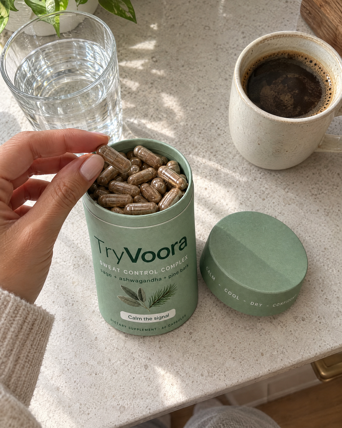 Taking a Voora capsule in the morning